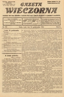 Gazeta Wieczorna. 1912, nr 953