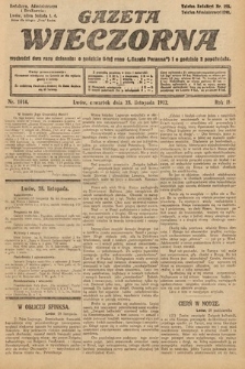 Gazeta Wieczorna. 1912, nr 1014