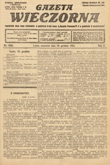 Gazeta Wieczorna. 1912, nr 1050
