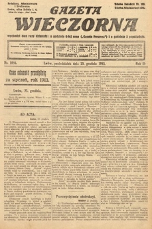 Gazeta Wieczorna. 1912, nr 1056