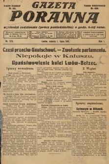 Gazeta Poranna. 1911, nr 170