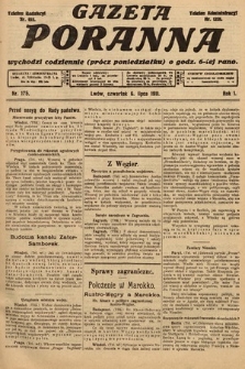 Gazeta Poranna. 1911, nr 175
