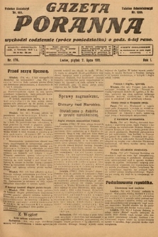 Gazeta Poranna. 1911, nr 176