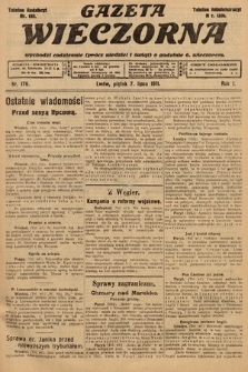 Gazeta Wieczorna. 1911, nr 176