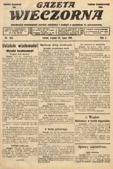 Gazeta Wieczorna. 1911, nr 183