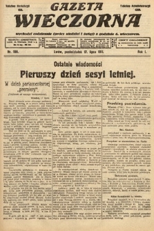 Gazeta Wieczorna. 1911, nr 186