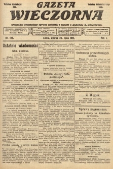 Gazeta Wieczorna. 1911, nr 194