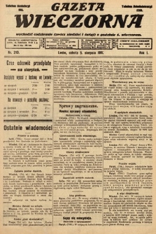 Gazeta Wieczorna. 1911, nr 210