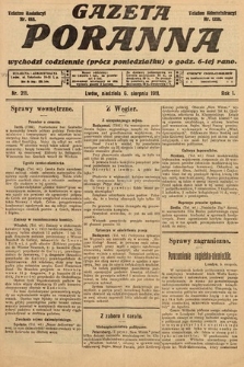 Gazeta Poranna. 1911, nr 211