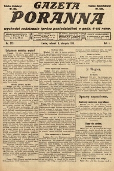 Gazeta Poranna. 1911, nr 213