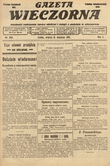 Gazeta Wieczorna. 1911, nr 214