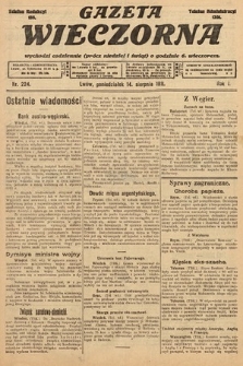 Gazeta Wieczorna. 1911, nr 224