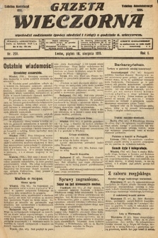 Gazeta Wieczorna. 1911, nr 231