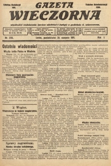 Gazeta Wieczorna. 1911, nr 235