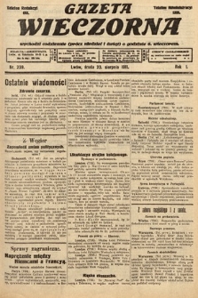 Gazeta Wieczorna. 1911, nr 239