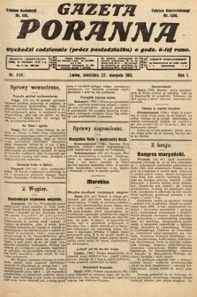 Gazeta Poranna. 1911, nr 246