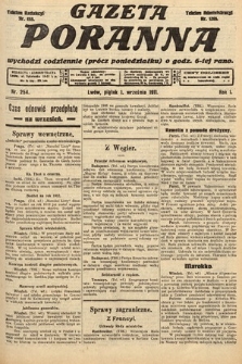 Gazeta Poranna. 1911, nr 254
