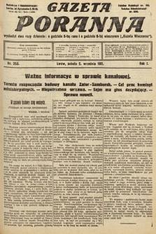 Gazeta Poranna. 1911, nr 256