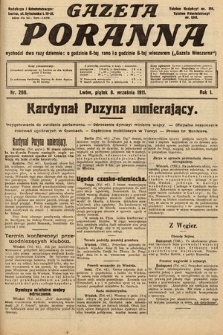 Gazeta Poranna. 1911, nr 266