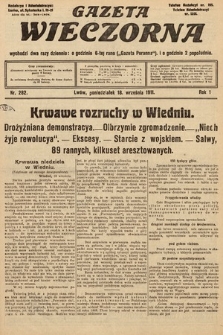 Gazeta Wieczorna. 1911, nr 282