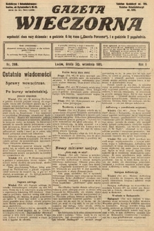 Gazeta Wieczorna. 1911, nr 286