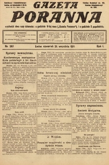 Gazeta Poranna. 1911, nr 287