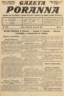 Gazeta Poranna. 1911, nr 297