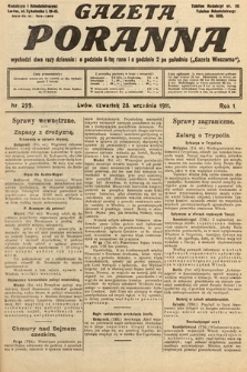 Gazeta Poranna. 1911, nr 299