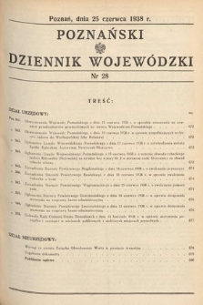 Poznański Dziennik Wojewódzki. 1938, nr 28