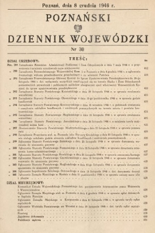 Poznański Dziennik Wojewódzki. 1946, nr 30