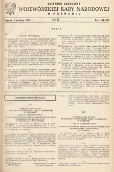 Dziennik Urzędowy Wojewódzkiej Rady Narodowej w Poznaniu. 1962, nr 16