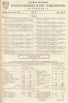 Dziennik Urzędowy Wojewódzkiej Rady Narodowej w Poznaniu. 1964, nr 13