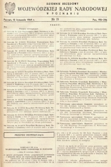 Dziennik Urzędowy Wojewódzkiej Rady Narodowej w Poznaniu. 1964, nr 15