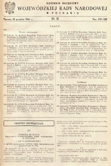 Dziennik Urzędowy Wojewódzkiej Rady Narodowej w Poznaniu. 1964, nr 16