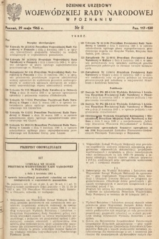 Dziennik Urzędowy Wojewódzkiej Rady Narodowej w Poznaniu. 1965, nr 8