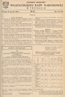 Dziennik Urzędowy Wojewódzkiej Rady Narodowej w Poznaniu. 1965, nr 10