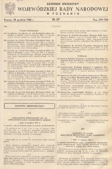 Dziennik Urzędowy Wojewódzkiej Rady Narodowej w Poznaniu. 1965, nr 18