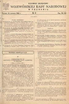 Dziennik Urzędowy Wojewódzkiej Rady Narodowej w Poznaniu. 1966, nr 8