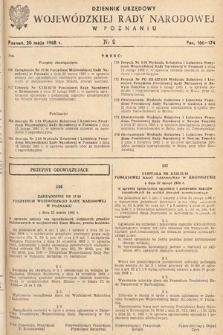 Dziennik Urzędowy Wojewódzkiej Rady Narodowej w Poznaniu. 1968, nr 9