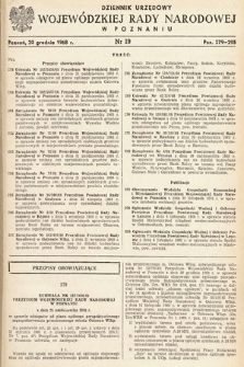 Dziennik Urzędowy Wojewódzkiej Rady Narodowej w Poznaniu. 1968, nr 19