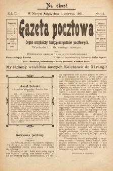 Gazeta Pocztowa : organ urzędniczy funkcyonaryuszów pocztowych. 1901, nr 11