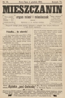 Mieszczanin : organ miast i miasteczek. 1905, nr 23