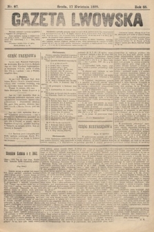 Gazeta Lwowska. 1895, nr 87