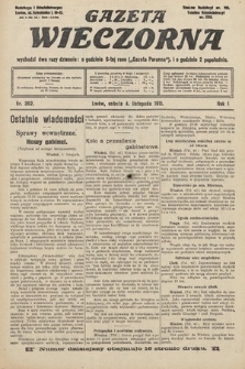 Gazeta Wieczorna. 1911, nr 362
