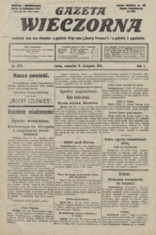 Gazeta Wieczorna. 1911, nr 370