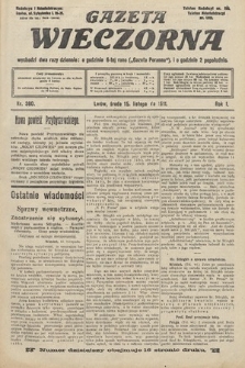 Gazeta Wieczorna. 1911, nr 380