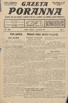 Gazeta Poranna. 1911, nr 409