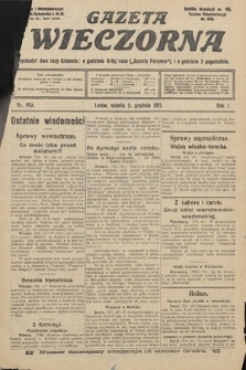 Gazeta Wieczorna. 1911, nr 410