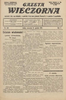 Gazeta Wieczorna. 1911, nr 441