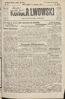 Kurjer Lwowski : organ demokratycznej inteligencji. 1926, nr 12